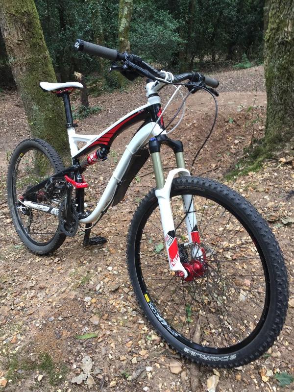 tightening disk brakes on a bike