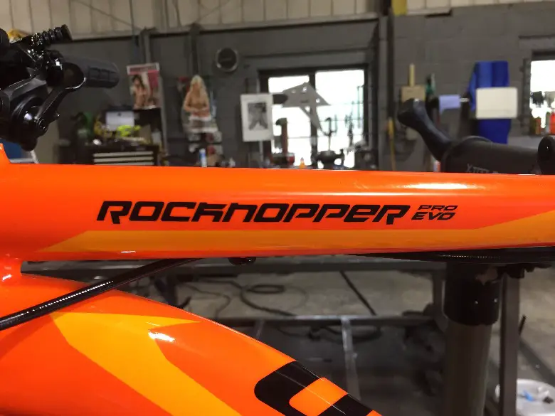 specialized rockhopper pro evo orange