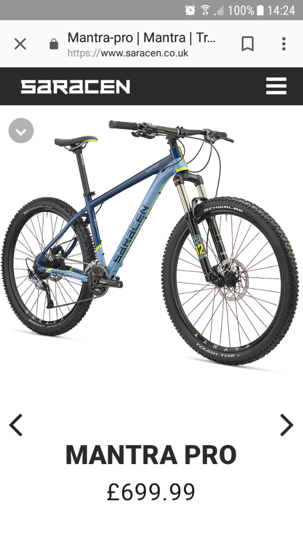 saracen mantra pro 2018