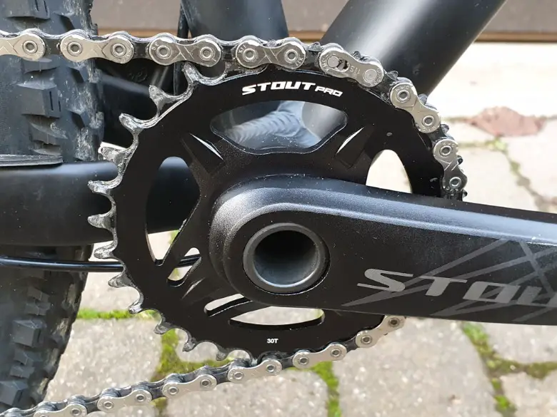 Stout 2x best sale forged alloy crankset