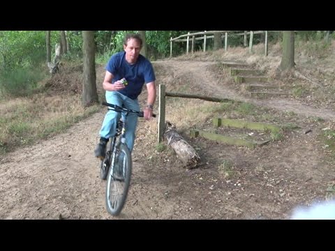 Solving a Rubiks Cube while riding single track...