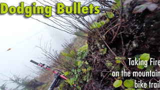 Dodging Bullets on a Mountain Bike Ride