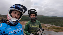 Atherton brothers shred the Race Track at Dyfi Bike Park