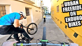 Urban Freeride On Enduro Bikes