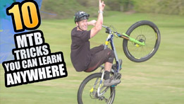 10 Mountain bike tricks you can learn anywhere!