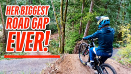 Miranda Miller - Her Biggest Road Gap Ever!