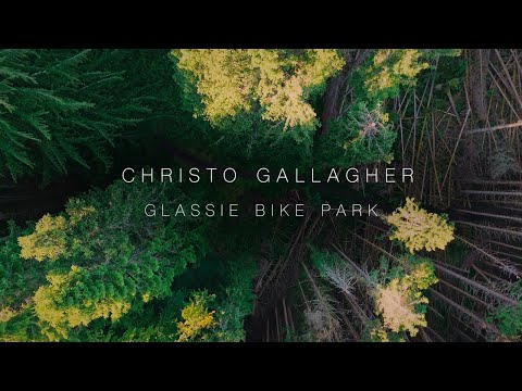 Christo Gallagher shreds the trails at Glassie Bike Park