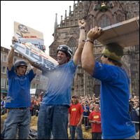 Cameron McCaul wins the Red Bull District Ride 2006 in Nuremberg