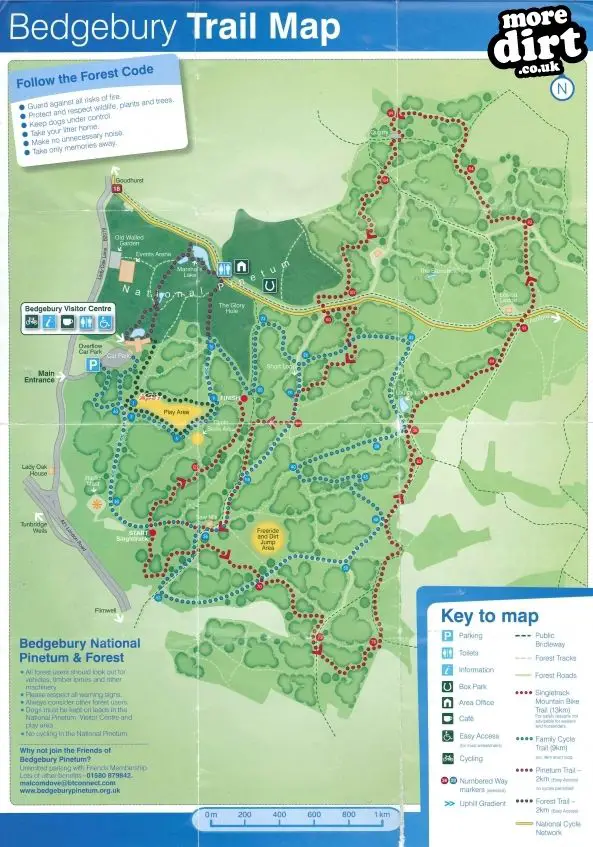 epping forest cycle route map